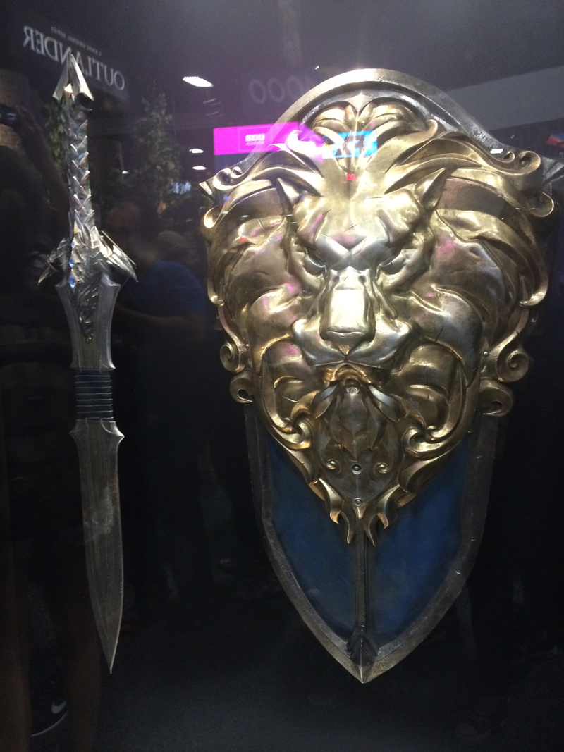 Illustration for article titled Behold The Warcraft Movie's Doomhammer, Lion Shield, And Dragon Sword